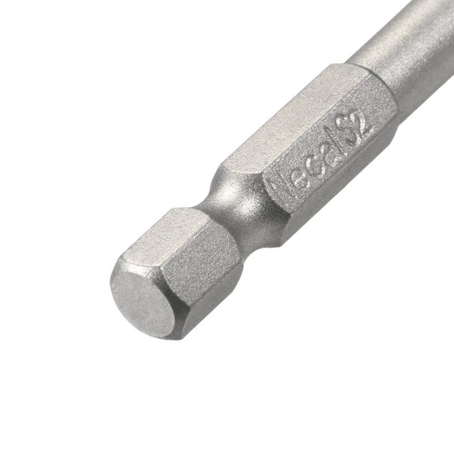 uxcell プラスドライバービット 6.35mm六角シャンク 長さ200mm プラス