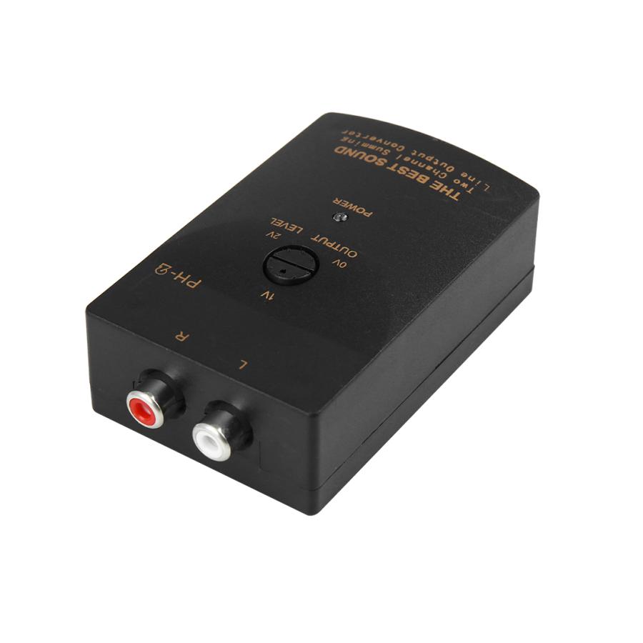 uxcell カースピーカーレベルコンバータ ハイツーロースピーカーレベルコンバータ カーRCAスピーカーレベルコンバータ