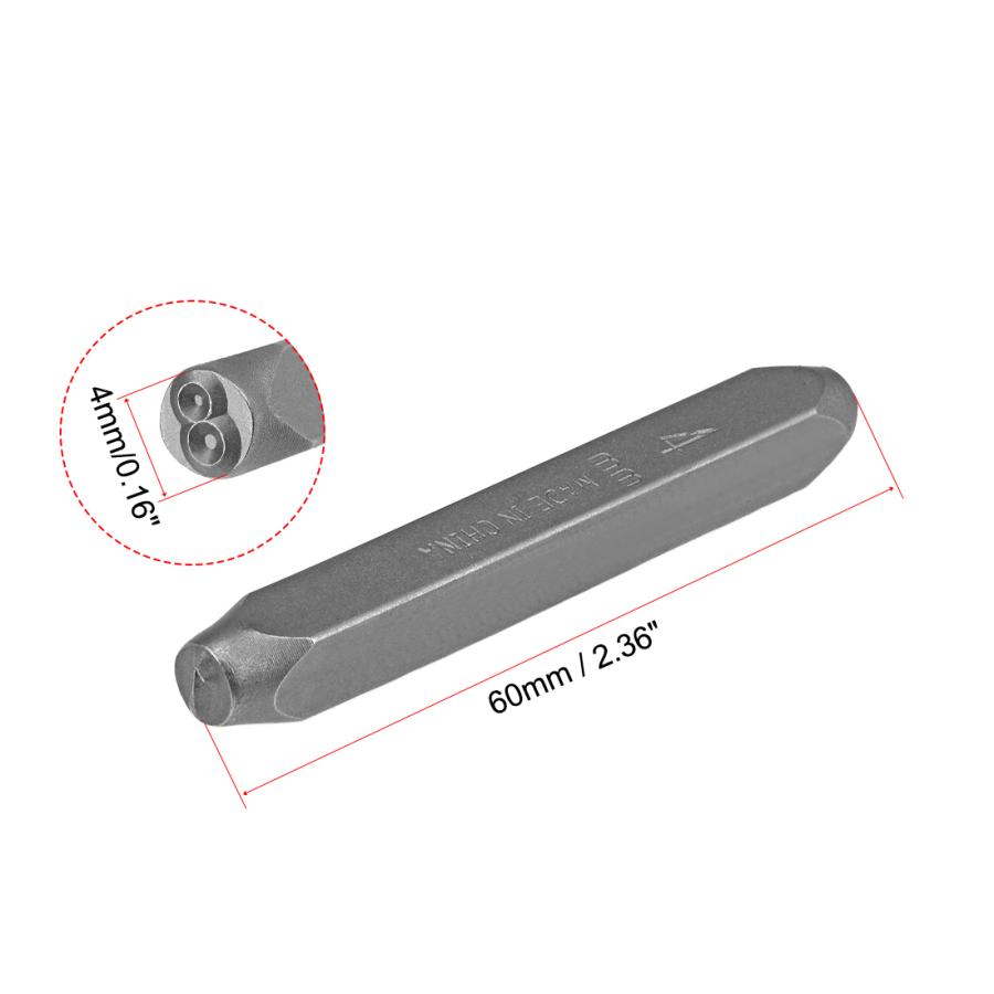 uxcell メタルスタンプセット 番号パンチセット 45#スチール製 深さ4 mm デジタル0ー9 :a19042400ux0419:ソウテン3号店 通販 メタルスタンプセット 番号パンチセット 45#スチール製 深さ4 mm デジタル0ー9