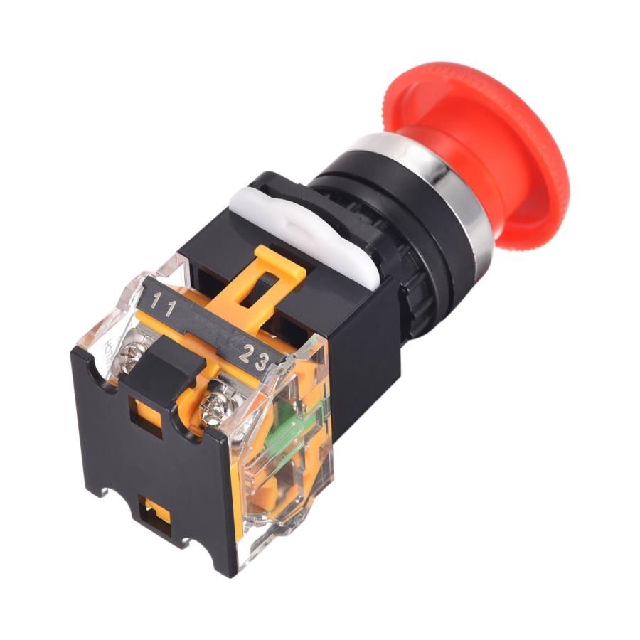 uxcell 取り付けラッチ 緊急停止プッシュボタンスイッチ 22 mm uxcell 取り付けラッチ 緊急停止プッシュボタンスイッチ 22 mm