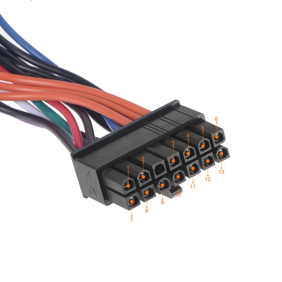 uxcell 電源ケーブルスイッチ 24-14ピン メインボード電源