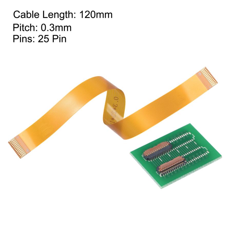 uxcell フレキシブルフラットリボンケーブル 拡張コネクタ付き 25ピン