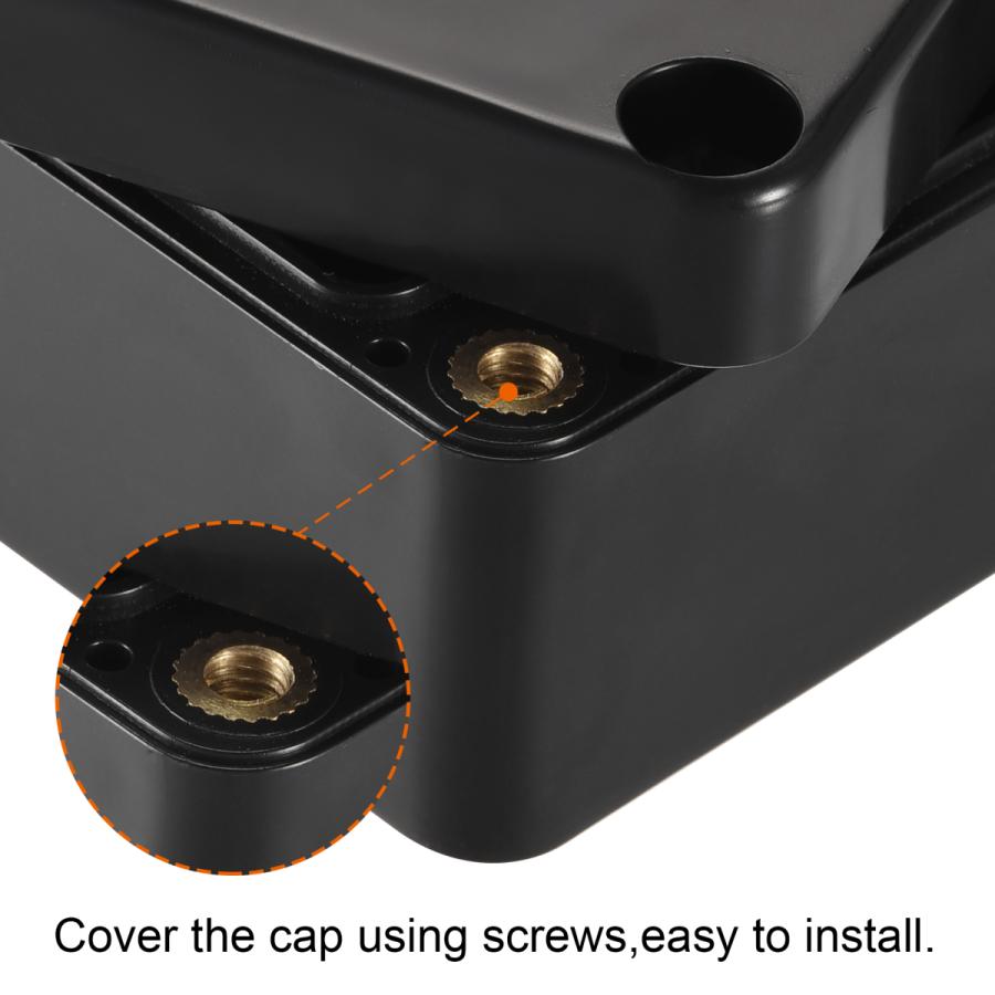 uxcell ジャンクションボックス DIYターミナル接続ボックス 配線