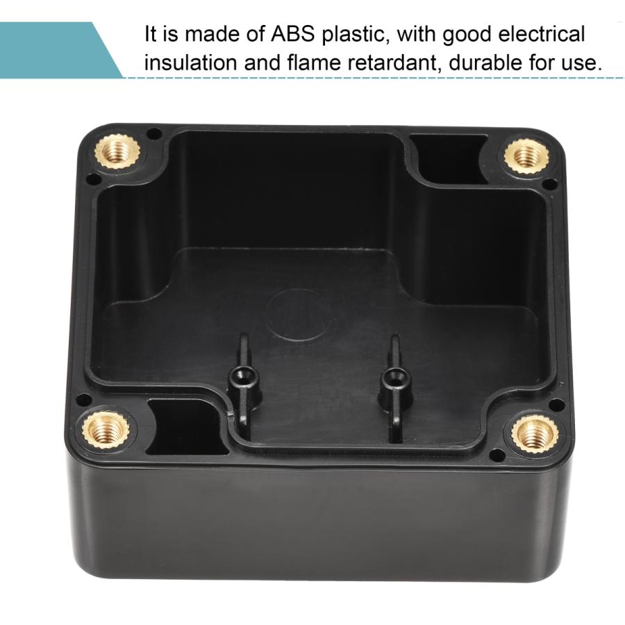 ミニ防塵ジャンクションボックス ABS 電気プロジェクト用 DIY バラ売り⭕️ Amazon | uxcell ミニ防塵ジャンクションボックス 50x28x15 mm