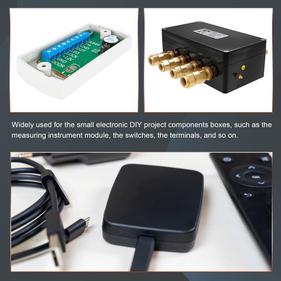 uxcell ジャンクションボックス DIYターミナル接続ボックス 配線