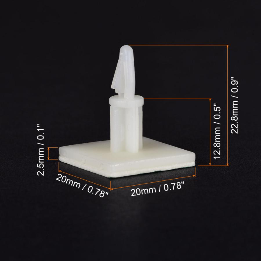 uxcell スティッキーPCBスペーサー 接着剤スタンドオフ プラスチック 