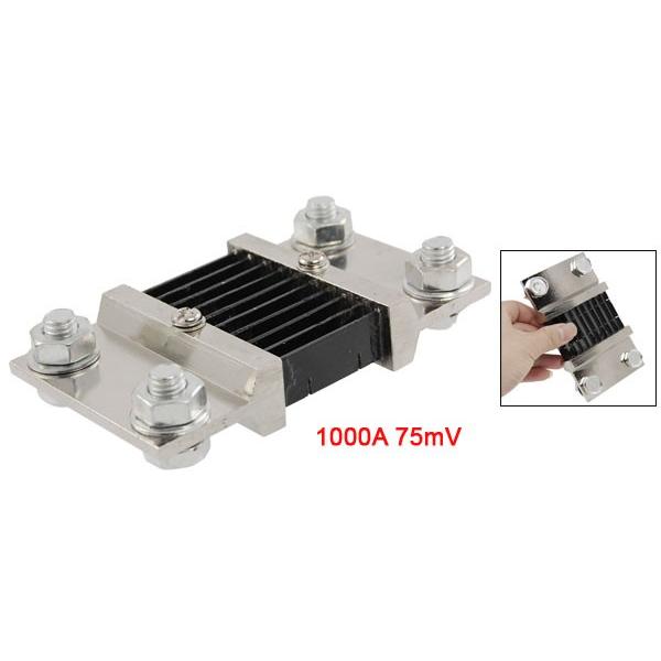 uxcell シャント抵抗器 シャント分流器 電圧計 電流計 DC 1000A 75mV