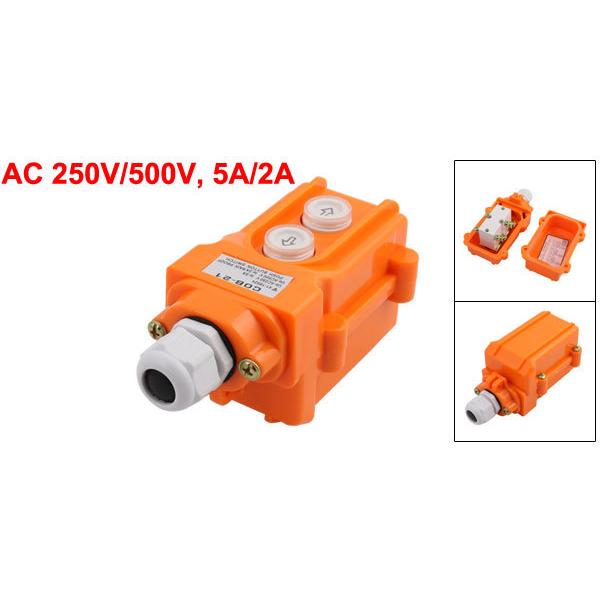 uxcell 押しボタンスイッチ ホイストプッシュボタンスイッチ