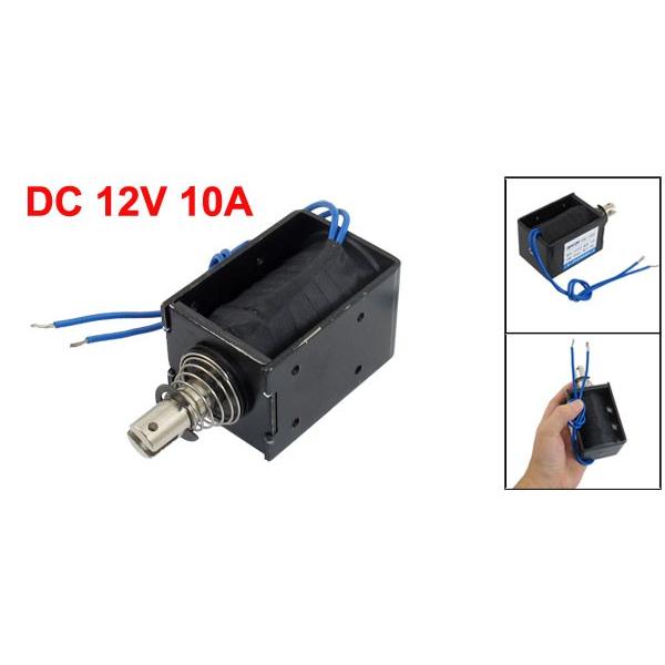uxcell DCソレノイド電磁石 オープンフレーム DC 12V ストローク20mm