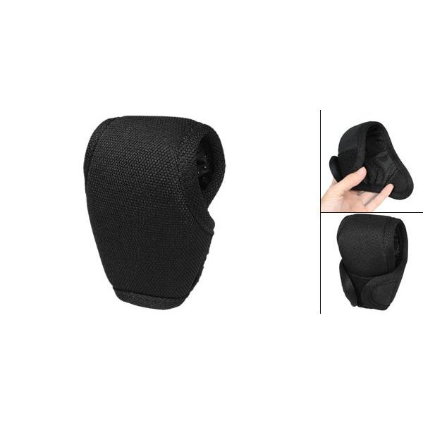 激安通販のUxcell ギヤシフトノブカバー 車用シフトノブカバー 保護 ナイロン フォーム ブラック 12X9cm トラック用品、パーツ シフトノブカバー 革調 丸型 低反発 パーツ ブラック PDI148