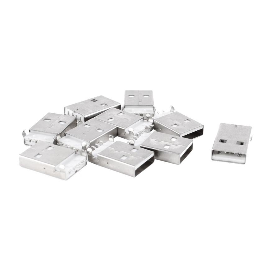 uxcell USBジャック 基板取付用USBコネクタ SMD PCBボード Aオス 4ピン 180 uxcell USBジャック 基板取付用USBコネクタ SMD PCBボード Aオス 4ピン 180