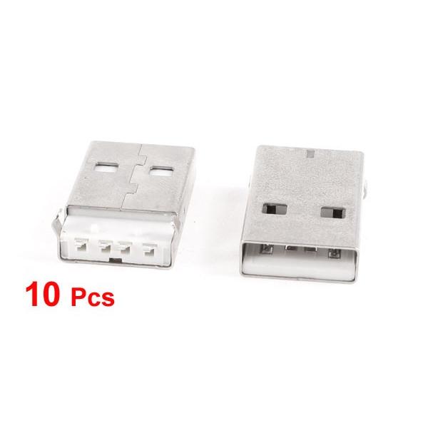 Uxcell Usbジャック 基板取付用usbコネクタ Pcbボード Aオス はんだコネクタ 180度 4ピン Smd Smt 10個入り Aux0146 ソウテン 通販 Yahoo ショッピング