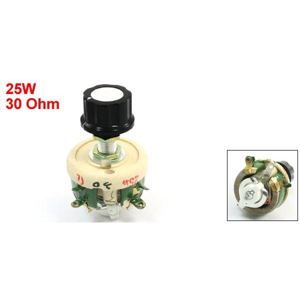 uxcell レオスタット 可変抵抗器 シングルターン レジスター 調整