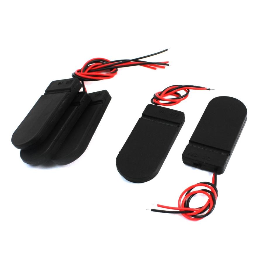 uxcell コイン電池ホルダー ボタン電池ケース 2xCR2032電池対応 ブラック 5個入り : ソウテン - 通販 - Yahoo!ショッピング