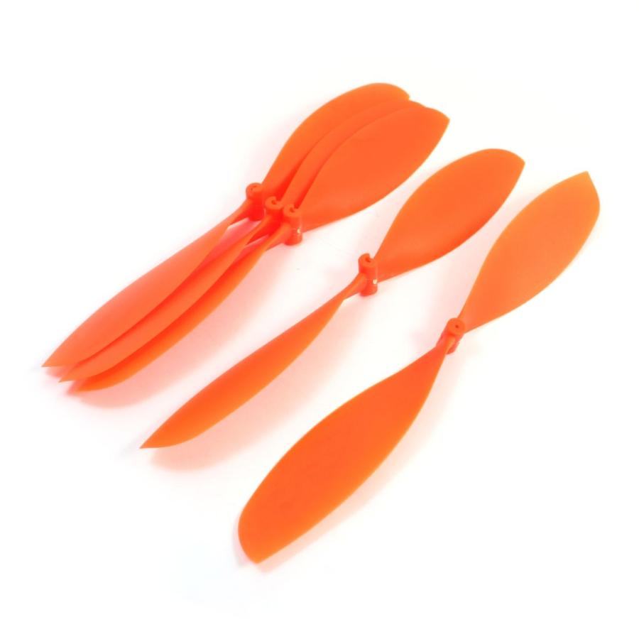 uxcell RC飛行機プロペラ プラスチック オレンジ 5個入り RC 