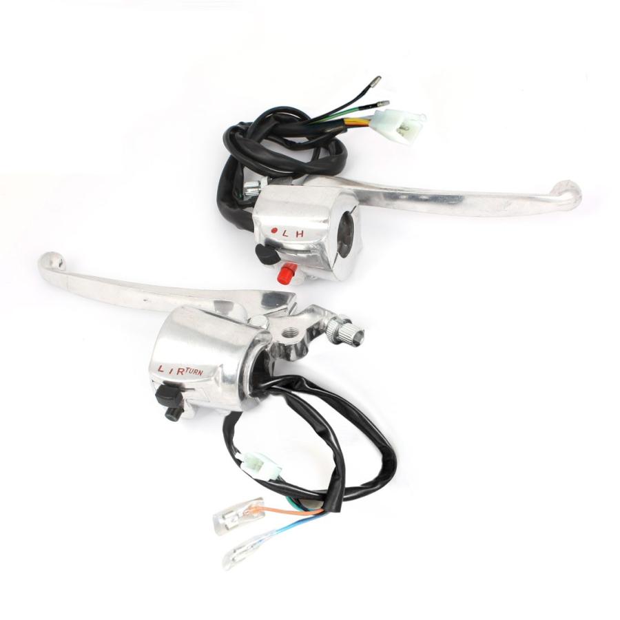 uxcell オートバイ用 ハンドルバースイッチ 始動スイッチ オートバイの