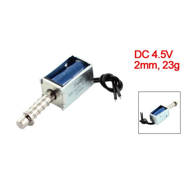 uxcell DCソレノイドバルブ 電磁石 プッシュプル型 オープンフレーム