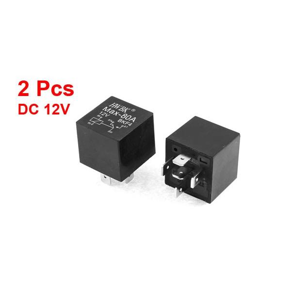 uxcell 車用リレー DC 12V 12ボルト 80A 5ピンリレー 自動車トラック用