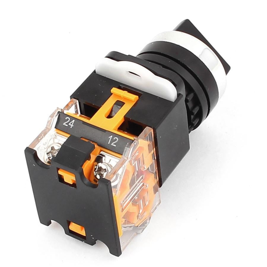 Interruttori A Pulsante Uxcell LA38/203 - 1 Paio, 400V 10A, 1NO 1NC, Momento, Nuovi