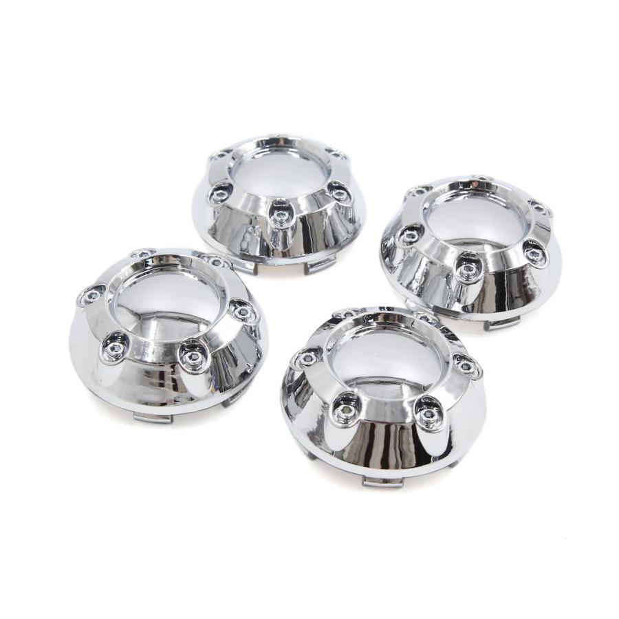 uxcell ホイールセンターキャップ プラスチック製カバー シルバー 67mm