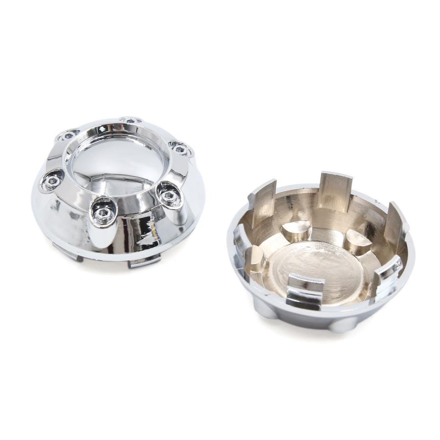 uxcell ホイールセンターキャップ プラスチック製カバー シルバー 67mm