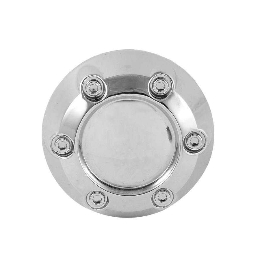 uxcell ホイールセンターキャップ プラスチック製カバー シルバー 67mm