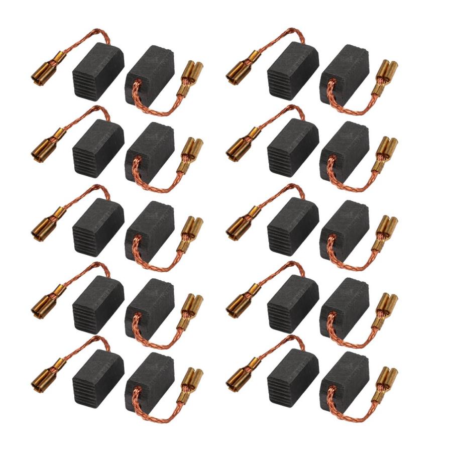 uxcell モーターカーボンブラシ メタル製 グレー 13mmx8mmx6mm 1個入り