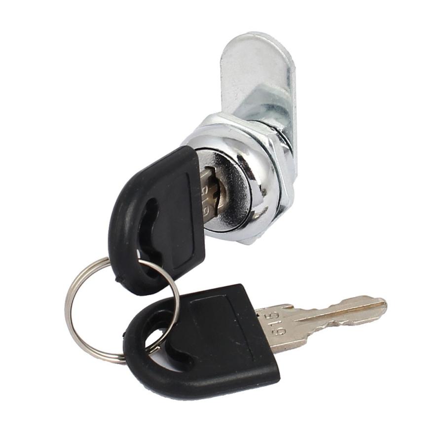 uxcell カムロック 家具ロック 食器戸棚ドアロック スレッドマウント 37x24x19mm キー付き a16050600ux0052