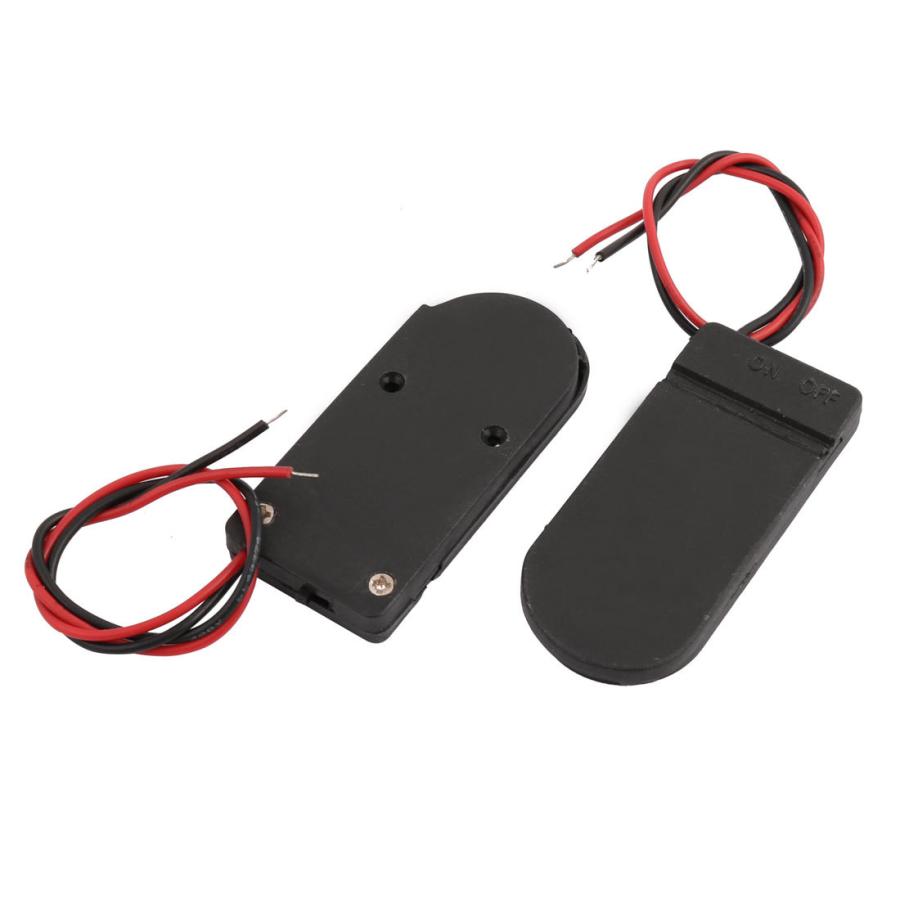 uxcell ボタン電池ホルダー プラスチック製 ブラック 電池ケース 3V CR2032 2個入り : ソウテン - 通販 -  Yahoo!ショッピング