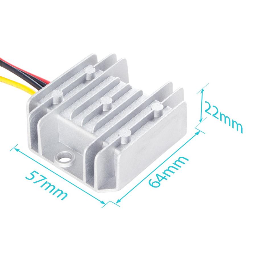 uxcell 防水DC電力コンバータ DC 9-32V DC 13.8V 3A 41W 降圧レギュレータ｜soten｜07