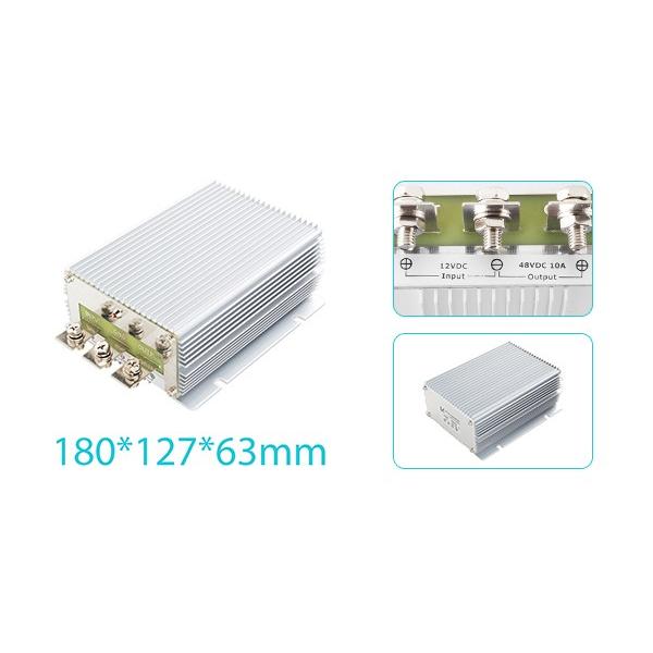 uxcell 防水DC電力コンバータ DC 12V-DC 48V 10A 480W 高電圧降圧コンバータの画像