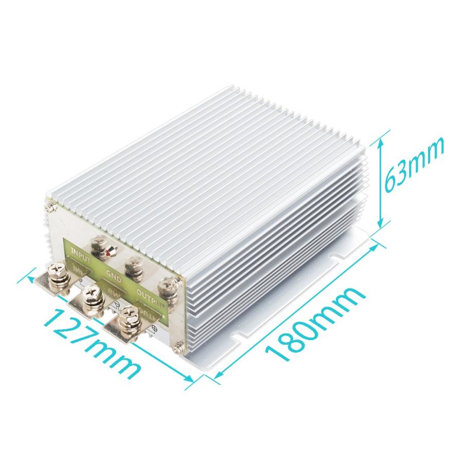 uxcell 防水DC電力コンバータ DC 12V-DC 48V 10A 480W 高電圧降圧コンバータの画像