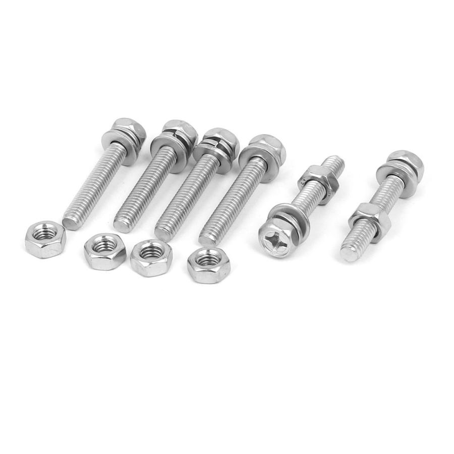 uxcell プラス プラス六角ヘッドねじ 六角ボルトナット uxcell プラス プラス六角ヘッドねじ 六角ボルトナット