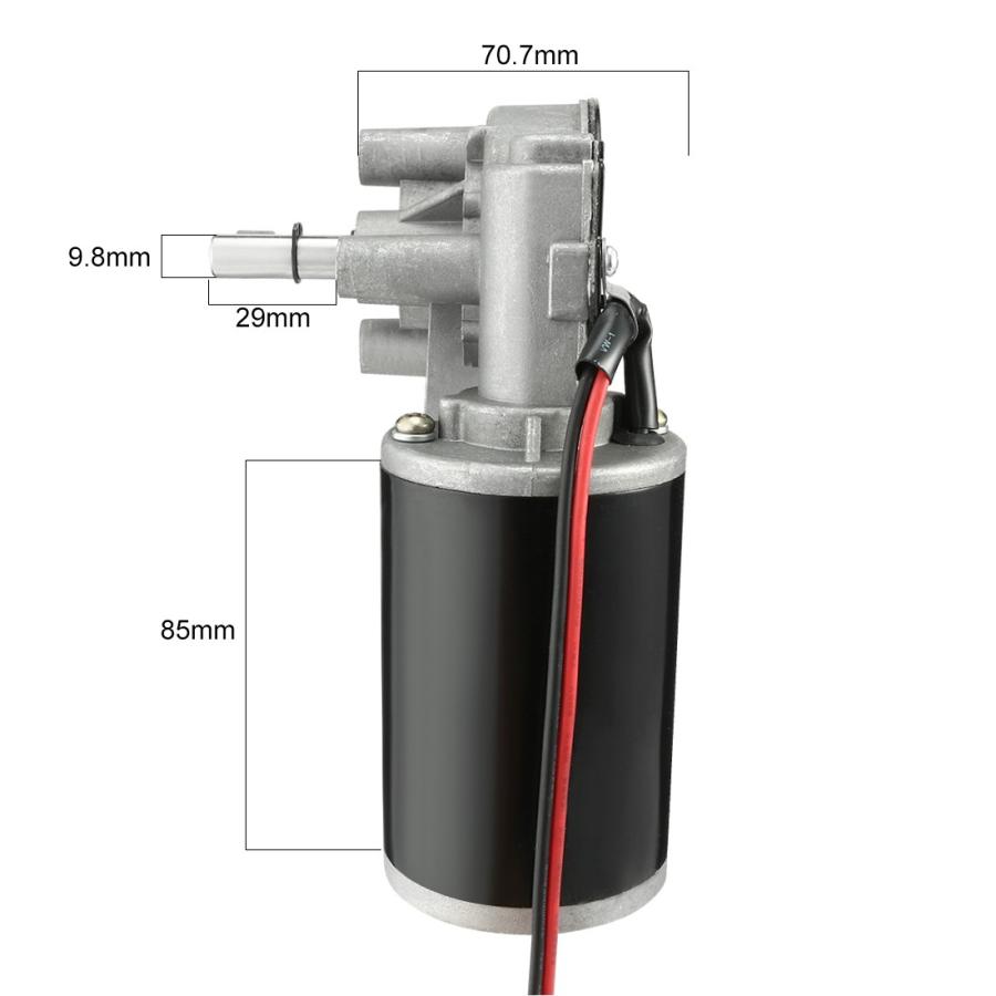 uxcell 電動ギアボックスモーター 高トルク 減速 JCF63R DC 12V uxcell 電動ギアボックスモーター 高トルク 減速 JCF63R DC 12V