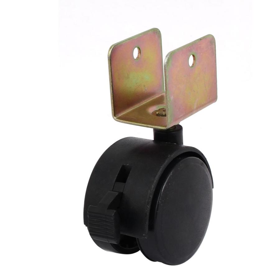 L-25R 車輪(ゴム車) ユーエイキャスター 車輪径25mm車輪幅12mm - 【通販モノタロウ】 JVXYORENS キャスターセット 25mm 回転キャスター、16～18mm U字型ブラケット付き、TPEゴム、耐荷重50kg、4