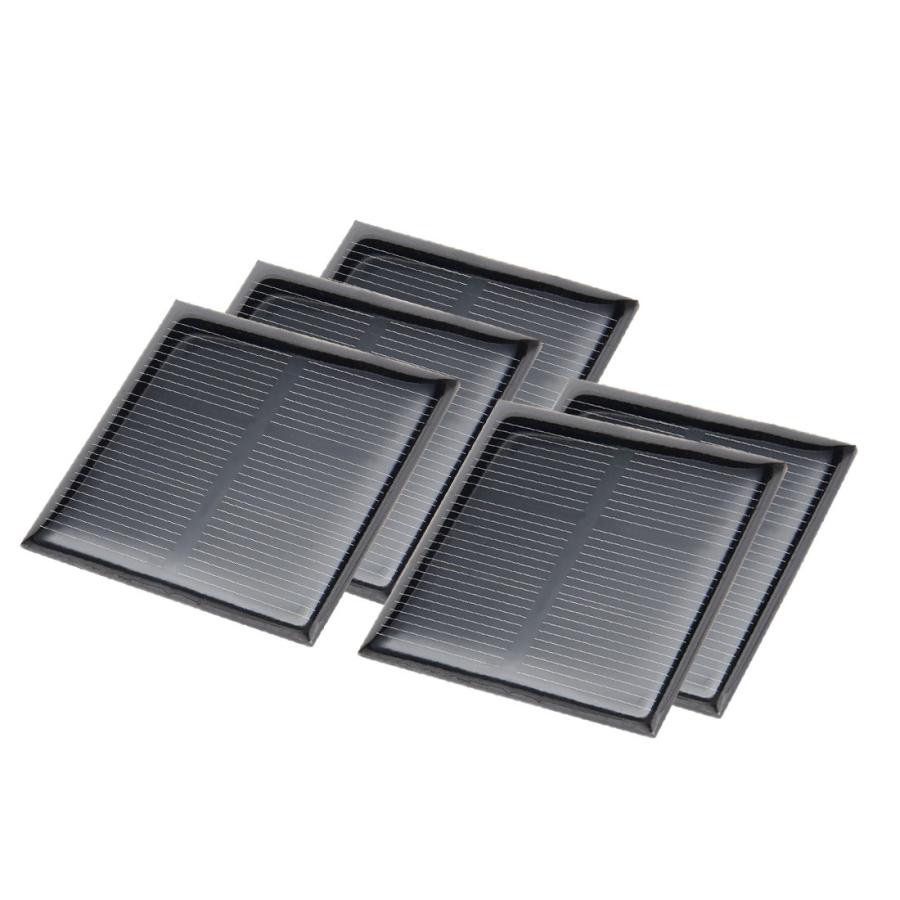 uxcell ソーラーパネル 多結晶太陽電池パネル 1.5V 52mm x 52mm 5個入り｜soten