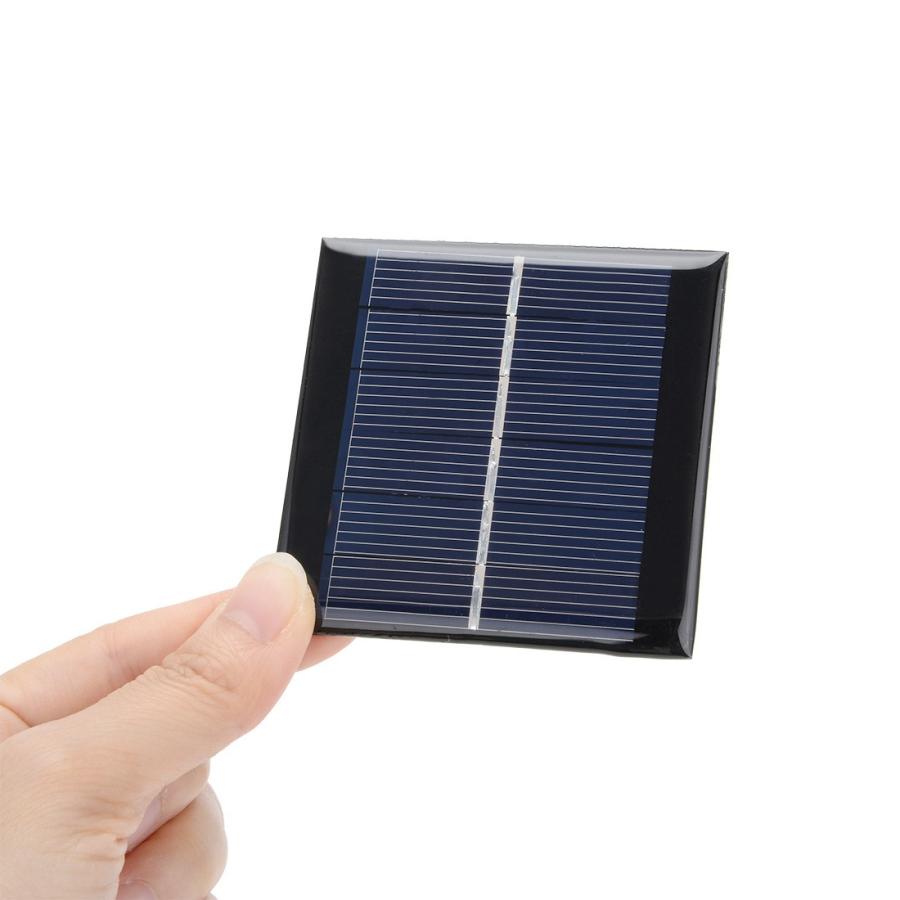 uxcell ソーラーパネル 多結晶太陽電池パネル 4V 100mA 70mm x 5個入り