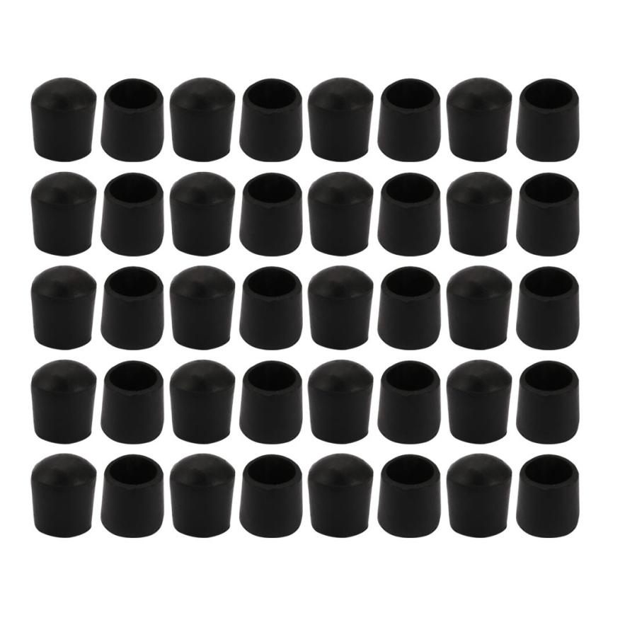 uxcell パイプキャップ 内径19mm 家具デスク椅子用 円形ゴムの脚