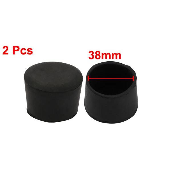 uxcell パイプキャップ 内径38mm 家具デスク椅子など用 円形のゴム脚