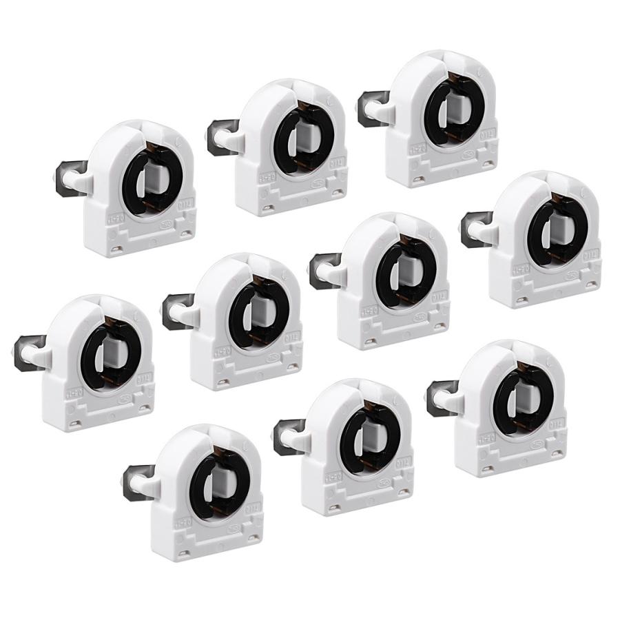 uxcell T8ランプホルダー 蛍光灯ホルダー ライトアクセサリ 2A T8