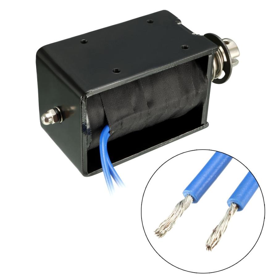 uxcell ソレノイド ストローク50GF 強制オープンフレーム DC12V 50N