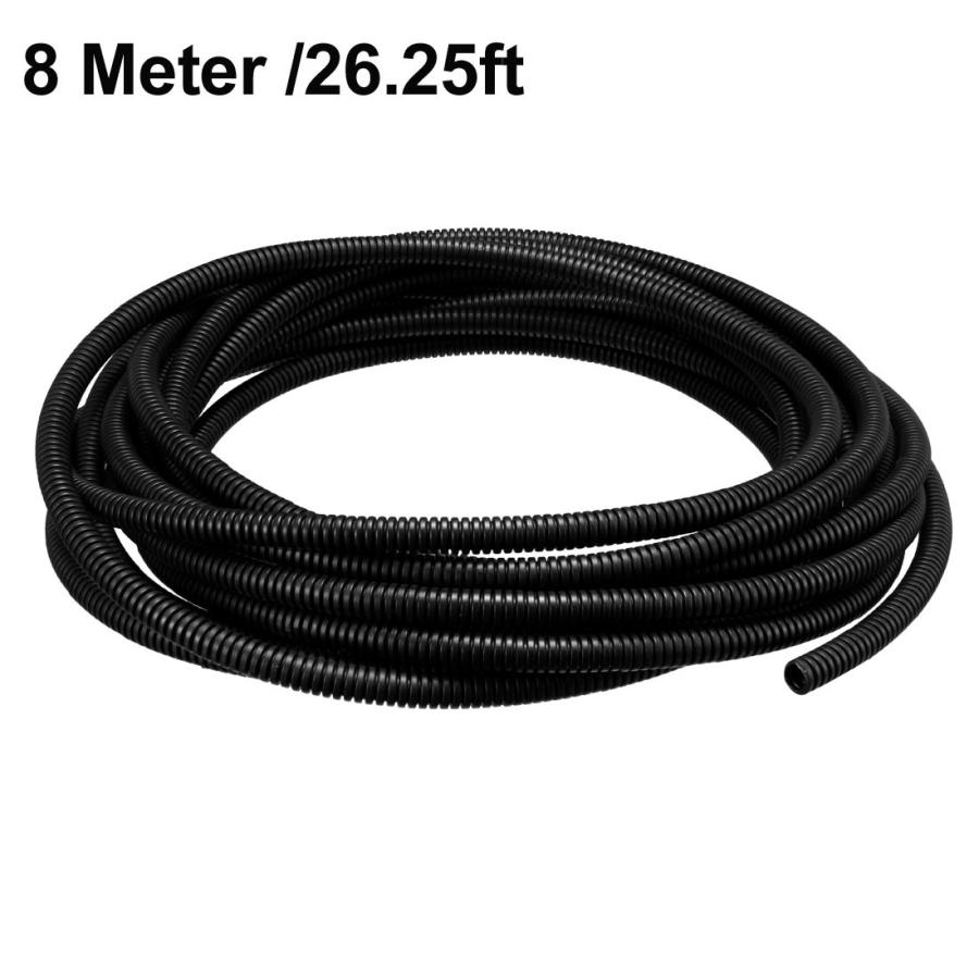 Uxcell コルゲートチューブ 配線チューブ 外径10mm 電気配線用 ブラック 8m Aux0014 ソウテン 通販 Yahoo ショッピング