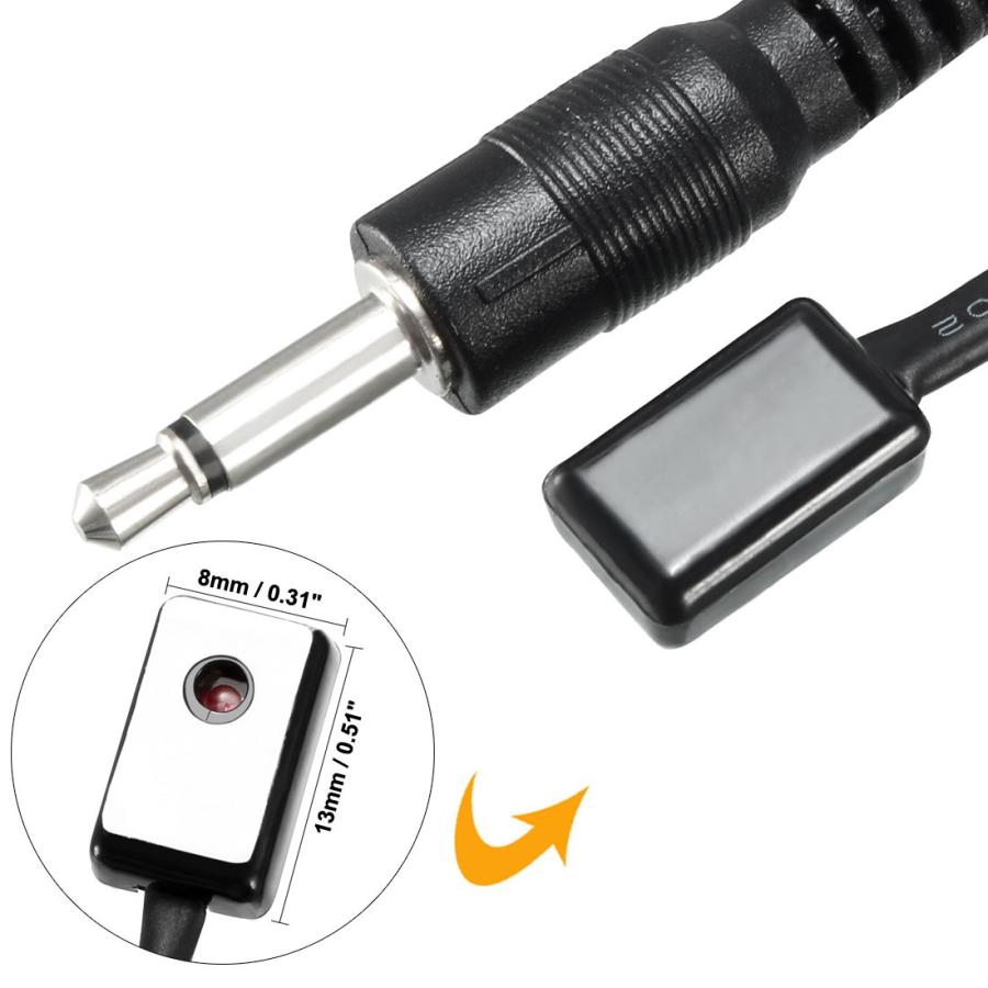 Uxcell Irレシーバケーブル リモートコントロールエクステンダーキット 全長1 5m 3 5mmジャック 1個入り A18042400ux0475 ソウテン 通販 Yahoo ショッピング