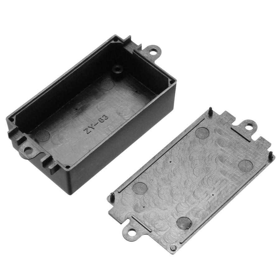uxcell ジャンクションボックス 80 x 38 22mm ABS 電気ボックス