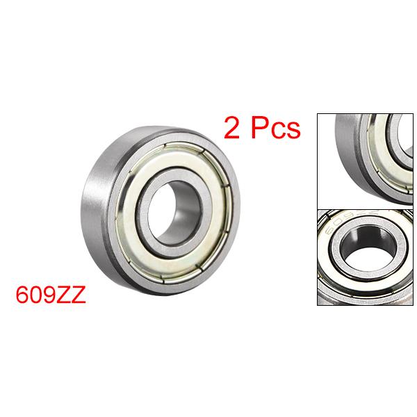 uxcell ボールベアリング シール付きベアリング 炭素鋼 9mmx 24mmx7mm