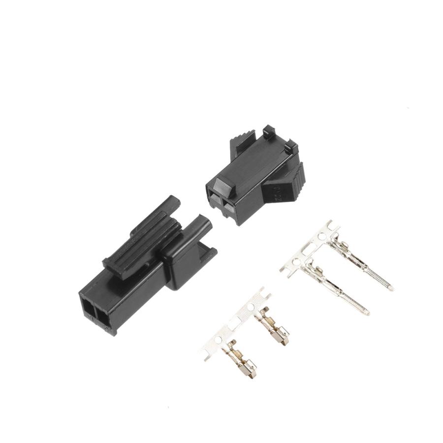 uxcell JST-SMハウジングコネクタ 圧着端子コネクタ ピッチ2.54mm 2