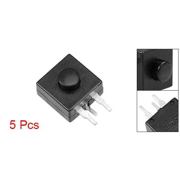 uxcell タクトスイッチ 押しボタンスイッチ PCBモメンタリ 金属 3