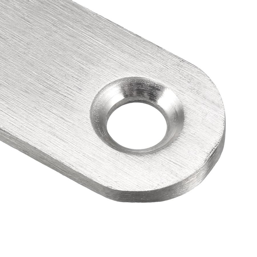 uxcell ドアピボットヒンジ 360度回転 ステンレス鋼 100mm x