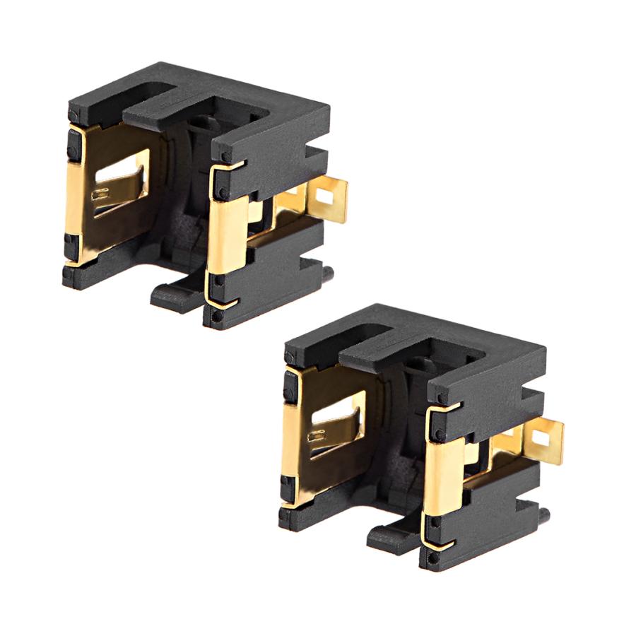 uxcell AG13/LR44 コインボタン電池ホルダー コンテナケース ブラック 水平タイプ 2個入り : ソウテン - 通販 -  Yahoo!ショッピング