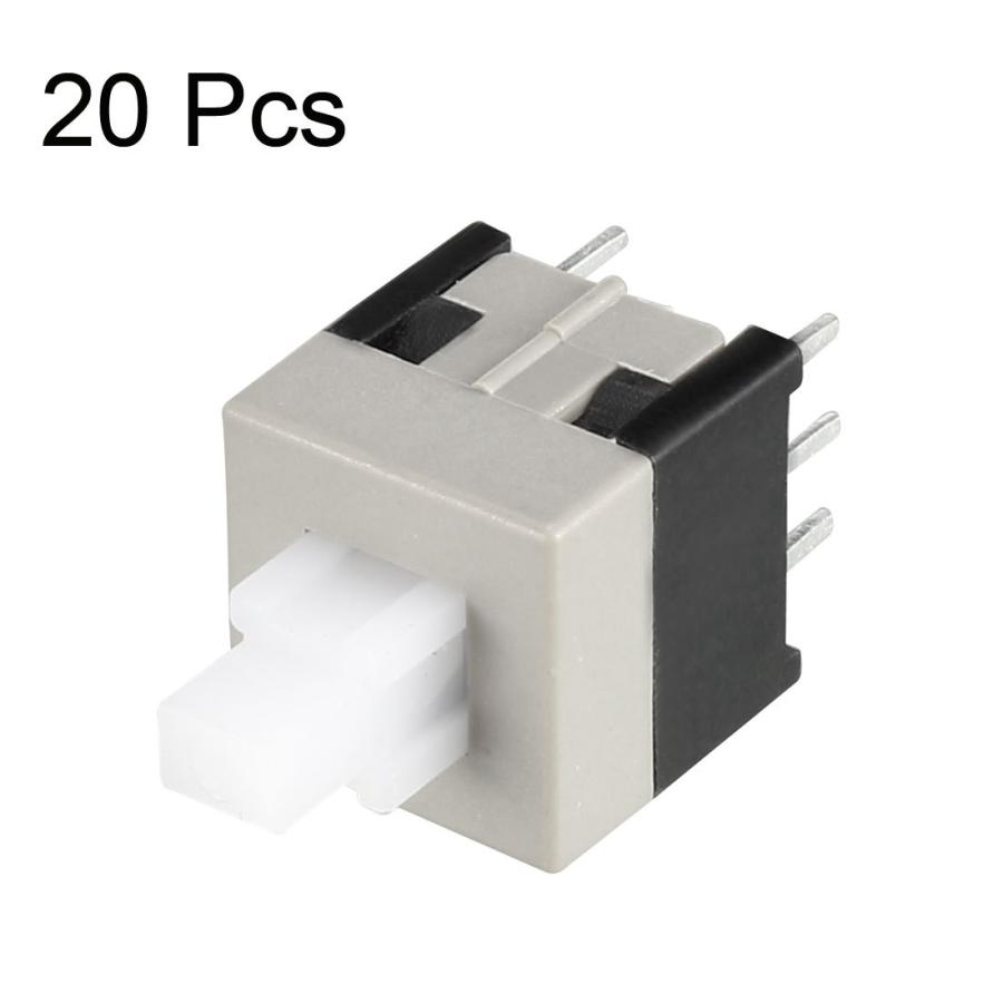 uxcell タクトスイッチ 6ピン 押しボタンスイッチ 8.5x8.5x14mm